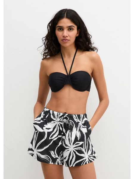 Marc O´Polo Bodywear Szorty w kolorze czarno-białym rozmiar: M. Czarne szorty damskie bez wzorów, z podwyższonym stanem. Za 99.95 zł.