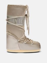 Moon Boot ICON GLANCE PLATINUM SATIN BOOTS Śniegowce damskie. Szare śniegowce damskie Moon Boot. W wyprzedaży za 759.19 zł.