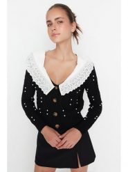 Trendyol Kardigan w kolorze czarnym rozmiar: S. Czarne kardigany damskie Trendyol, s, bez wzorów. Za 86.99 zł.