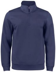 Clique Basic Active Half Zip blu ciemny bluza 100% poliester. Niebieskie bluzy bez kaptura męskie CLIQUE, s, z poliesteru. Za 174.69 zł.