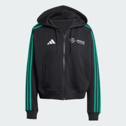 BLUZA Z KAPTUREM MERCEDES - AMG PETRONAS FORMULA ONE TEAM DNA FULL ZIP. Białe bluzy z kapturem damskie Adidas, xl, z bawełny. Za 279.00 zł.