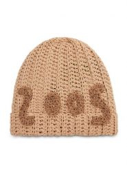 2005 Czapka Crocheted Beżowy. Brązowe czapki zimowe damskie 2005, z materiału. Za 150.99 zł.
