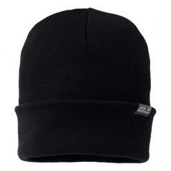 Czapka zimowa Jack Wolfskin Rib. Czerwone czapki męskie Jack Wolfskin, na zimę, bez wzorów, sportowe. Za 85.05 zł.