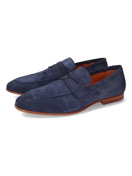 MELVIN & HAMILTON Skórzane mokasyny "Alonzo 1" w kolorze granatowym rozmiar: 41. Niebieskie mokasyny męskie MELVIN & HAMILTON. Za 478.99 zł.