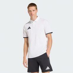 Koszulka męska adidas Entrada Polo. Białe koszulki polo męskie Adidas, m, bez ramiączek, do piłki nożnej, climacool (adidas). Za 109.00 zł.