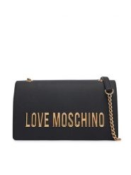 LOVE MOSCHINO Torebka JC4192PP1PKD0000 Czarny. Czarne listonoszki damskie Love Moschino, bez wzorów, ze skóry, bez dodatków. Za 949.99 zł.