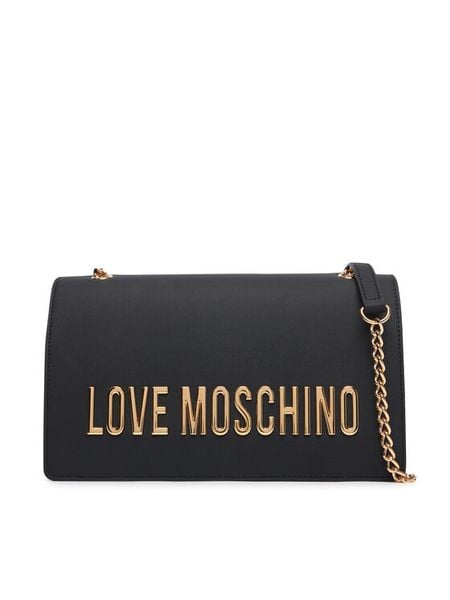 LOVE MOSCHINO Torebka JC4192PP1PKD0000 Czarny. Czarne listonoszki damskie Love Moschino, bez wzorów, bez dodatków. Za 949.99 zł.