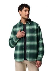 Columbia Polarowa kurtka koszulowa "Windward II" w kolorze zielonym rozmiar: XXL. Zielone kurtki męskie Columbia, xxl, bez wzorów, z polaru, bez kaptura. Za 192.33 zł.