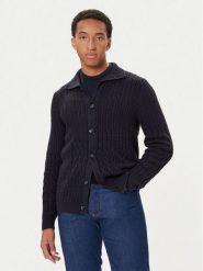 Guess Kardigan M5BR43 Z2ZK2 Granatowy Regular Fit. Niebieskie kardigany męskie Guess, m, z aplikacjami, z syntetyku, bez kołnierzyka. Za 619.99 zł.