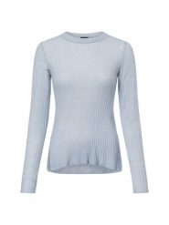 BOSS Orange Sweter - Fennona Kobiety niebieski, M. Niebieskie swetry klasyczne damskie Boss Orange, m, prążkowane, bez kołnierzyka. Za 349.95 zł.