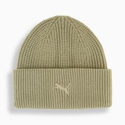 Czapka zimowa unisex Puma WARDROBE ESS CHUNKY MID CROWN beżowa 02640802. Brązowe czapki męskie Puma, na zimę, bez wzorów, z materiału. Za 92.08 zł.