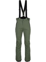 Peak Mountain Spodnie narciarskie "Ceprim" w kolorze khaki rozmiar: XXL. Brązowe spodnie materiałowe męskie Peak Mountain, bez wzorów. Za 292.20 zł.