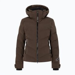 Kurtka narciarska damska BOGNER FIRE+ICE Tec-Sael. Brązowe kurtki damskie na zimę, bez wzorów, z elastanu, bez kaptura. Za 2,099.00 zł.