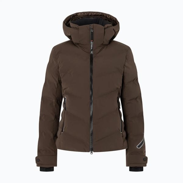 Kurtka narciarska damska BOGNER FIRE+ICE Tec-Sael. Brązowe kurtki damskie na zimę, bez wzorów, z elastanu, bez kaptura. Za 2,099.00 zł.