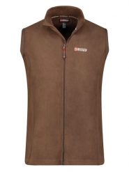 Geographical Norway Kamizelka polarowa "Vug" w kolorze brązowym rozmiar: 3XL. Brązowe kamizelki męskie Geographical Norway, xl, z polaru. Za 56.79 zł.