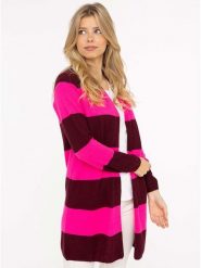 Zwillingsherz Kardigan w kolorze różowo-bordowym rozmiar: L. Czerwone kardigany damskie Zwillingsherz, l, bez wzorów, z kaszmiru. Za 356.78 zł.