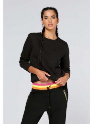Chiemsee Bluza w kolorze czarnym rozmiar: S. Czarne bluzy bez kaptura damskie Chiemsee, s, z materiału. Za 105.38 zł.