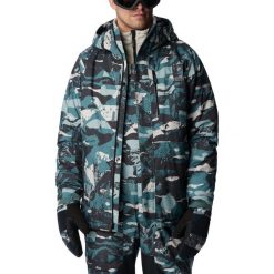 Kurtka narciarska męska Columbia Winter District II. Szare kurtki męskie Columbia, m, bez wzorów, bez kaptura, narciarskie. Za 1,463.00 zł.