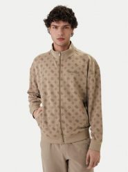 Guess Bluza Z6GQ07 K2849 Beżowy Relaxed Fit. Brązowe bluzy bez kaptura męskie Guess, m, z syntetyku. Za 519.99 zł.