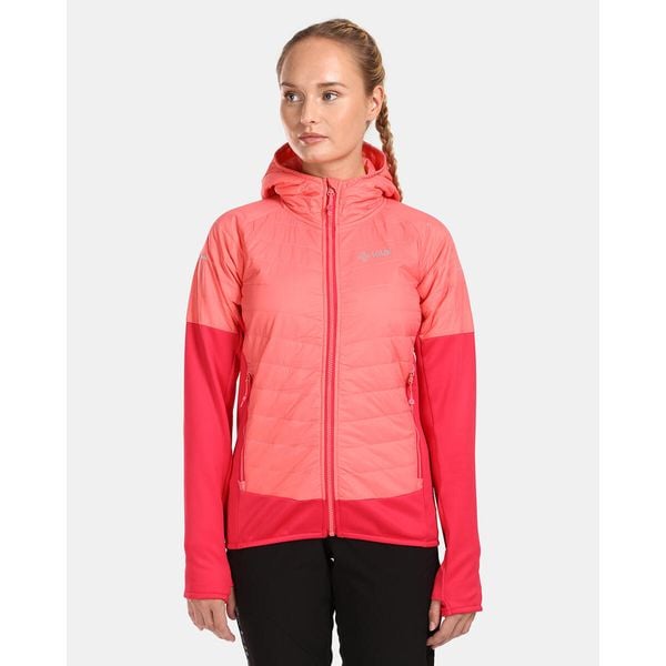 Damska kurtka ocieplana Kilpi GARES-W. Czerwone kurtki damskie Kilpi, xs, bez wzorów, z nylonu, bez kaptura. Za 628.61 zł.