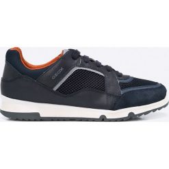Geox - Buty. Niebieskie buty sportowe na co dzień męskie Geox, z gumy, bez zapięcia. W wyprzedaży za 179.90 zł.