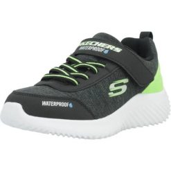 Buty SKECHERS BOUNDER-DRIPPER DROP Czarny. Czarne buty trekkingowe męskie Skechers, z syntetyku, bez zapięcia, trekkingowe. Za 220.99 zł.