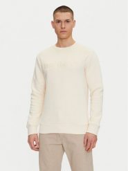 Timberland Bluza TB0A6VG6 Beżowy Regular Fit. Brązowe bluzy bez kaptura męskie Timberland, m, z bawełny. Za 229.99 zł.