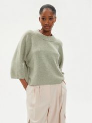 DAY BIRGER ÉT MIKKELSEN Sweter Cammie DAY65243324 Zielony Relaxed Fit. Zielone swetry klasyczne damskie Day Birger et Mikkelsen, m, z wełny, bez kołnierzyka. Za 569.99 zł.