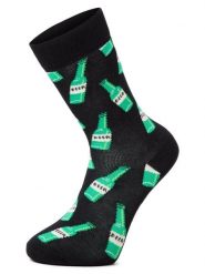 Happy Socks Skarpety Mężczyźni czarny|zielony, 36-40. Czarne skarpetki męskie Happy Socks, bez wzorów, z dzianiny. Za 59.95 zł.