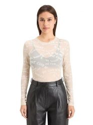 Scotch & Soda Koszulka w kolorze białym rozmiar: S. Białe bluzki damskie Scotch & Soda, s, bez wzorów, bez kołnierzyka, bez ramiączek. Za 123.25 zł.
