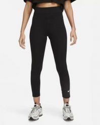 Legginsy Nike Sportswear Classics High-Waisted 78, Czarny, Kobiety. Czarne legginsy damskie Nike, xs, bez wzorów, z bawełny. Za 204.50 zł.