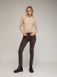 Tantra Dżinsy - Skinny fit - w kolorze brązowym rozmiar: S. Brązowe jeansy damskie Tantra. Za 100.75 zł.