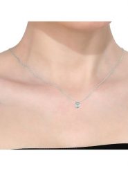 Diamant Vendôme Złoty naszyjnik z diamentami - dł. 40 cm rozmiar: onesize. Szare naszyjniki damskie Diamant Vendöme, srebrne. Za 717.99 zł.