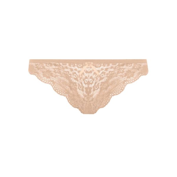 Stringi damskie Freya Fancies. Brązowe stringi damskie FREYA ACTIVE, l, bez wzorów, z koronki. Za 150.50 zł.