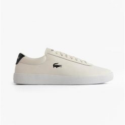 Buty męskie sportowe do chodzenia Lacoste BASESHOT EVO. Białe buty sportowe na co dzień męskie Lacoste, bez zapięcia, trekkingowe. W wyprzedaży za 369.00 zł.