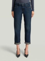 G-Star Dżinsy - Boyfriend fit - w kolorze granatowym rozmiar: W28/L32. Niebieskie jeansy damskie G-Star, z podwyższonym stanem. Za 239.95 zł.