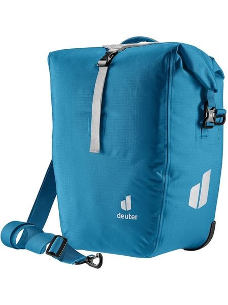 Deuter Torba rowerowa "Weybridge 25+5" w kolorze niebieskim - 34 x 43 x 22 cm rozmiar: onesize. Niebieskie torebki klasyczne damskie Deuter, bez wzorów, z materiału, bez dodatków. Za 465.55 zł.