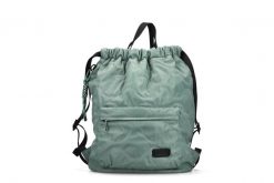 RIEKER H1109-52 green, plecak damski. Zielone plecaki damskie Rieker, bez wzorów, z materiału. Za 174.93 zł.