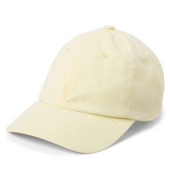 Czapka z daszkiem Polo Ralph Lauren. Żółte czapki z daszkiem damskie Polo Ralph Lauren, bez wzorów. Za 199.99 zł.