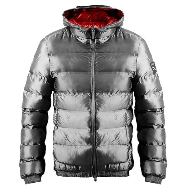 Kurtka puchowa Givova Master. Niebieskie kurtki męskie Givova, s, bez wzorów, z materiału, sportowe, z kapturem. Za 343.50 zł.