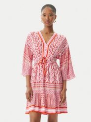 Hale Bob Sukienka letnia Theia 62NT650A Czerwony Relaxed Fit. Czerwone sukienki damskie Hale bob, na lato, l, bez wzorów, z wiskozy, bez kołnierzyka, bez ramiączek. Za 1,389.00 zł.