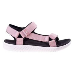 Sandały damskie Hi-Tec Apodis Wo's - różowe, Rozmiar buta 39. Czerwone sandały damskie Hi-tec, bez wzorów, bez obcasa. Za 69.99 zł.