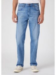 Wrangler Dżinsy - Regular fit - w kolorze błękitnym rozmiar: W33/L32. Niebieskie jeansy męskie Wrangler. Za 179.64 zł.