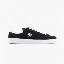 Buty Sportowe Męskie Lacoste Baseshot 223 1 SMA. Czarne buty sportowe na co dzień męskie Lacoste, z materiału, bez zapięcia, trekkingowe. Za 422.40 zł.