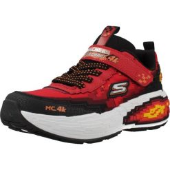 Buty SKECHERS MEGA-CRAFT 4K Czerwony. Czerwone buty fitness męskie Skechers, na fitness i siłownię. Za 204.99 zł.