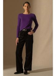 Perfect Cashmere Kaszmirowy sweter "Oprah" w kolorze fioletowym rozmiar: M. Różowe swetry klasyczne damskie Perfect Cashmere, m, z kaszmiru, bez kołnierzyka. Za 405.61 zł.