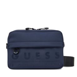 Saszetka Guess. Niebieskie portfele męskie Guess. Za 169.99 zł.