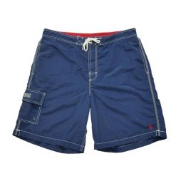 Second life - Męskie kąpielówki granatowe - Jak nowy. Niebieskie kąpielówki męskie Ralph Lauren, l, bez wzorów. Za 204.44 zł.