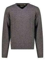 Geographical Norway Sweter "Froste" w kolorze szarym rozmiar: XL. Szare swetry męskie Geographical Norway, xl, bez wzorów, bez kołnierzyka. Za 187.96 zł.