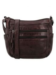 HIDE & STITCHES Skórzana torebka w kolorze brązowym - 34 x 25 cm rozmiar: onesize. Brązowe torebki klasyczne damskie HIDE & STITCHES, bez wzorów, z materiału, bez dodatków. Za 208.99 zł.